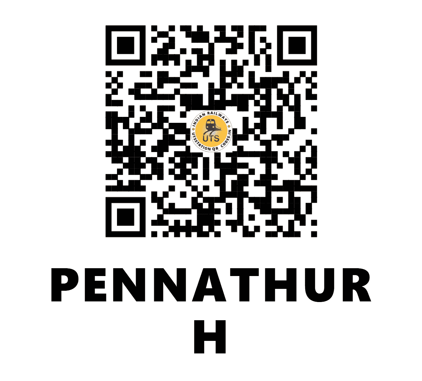 UTS QR Code for PENNATHUR H - PNTR - SR (TAMIL NADU)